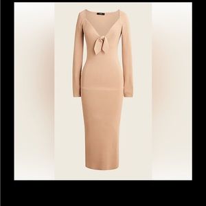 J Crew ribbed tie sweater dress size xl NWT